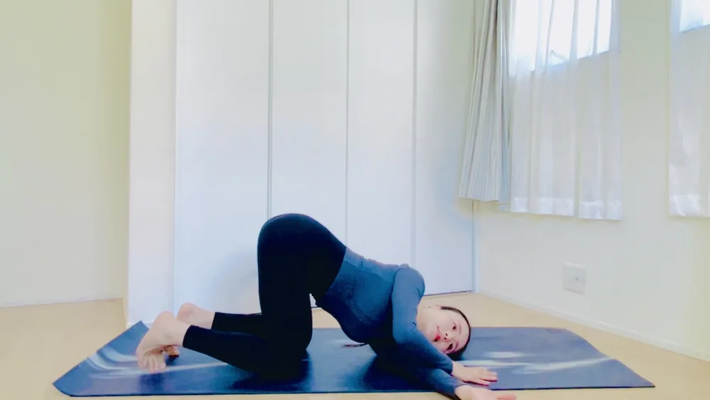 針の糸通しのポーズ(パリヴリッタバラーサナ)