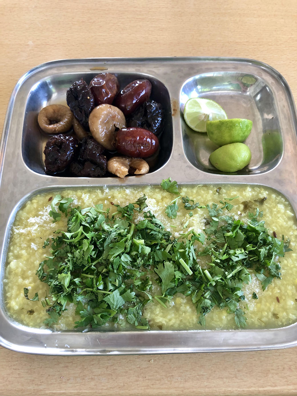 真理先生がパンチャカルマ治療中に食べた食事