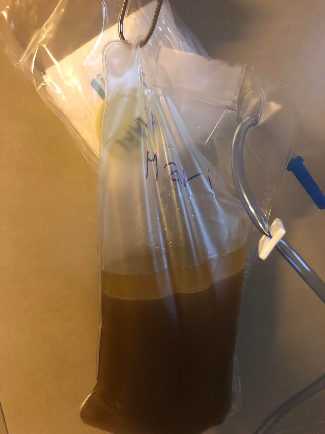 真理先生のために調合された腸内洗浄の薬