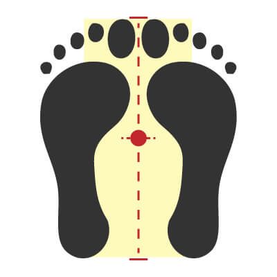 足を閉じたタダーサナ
