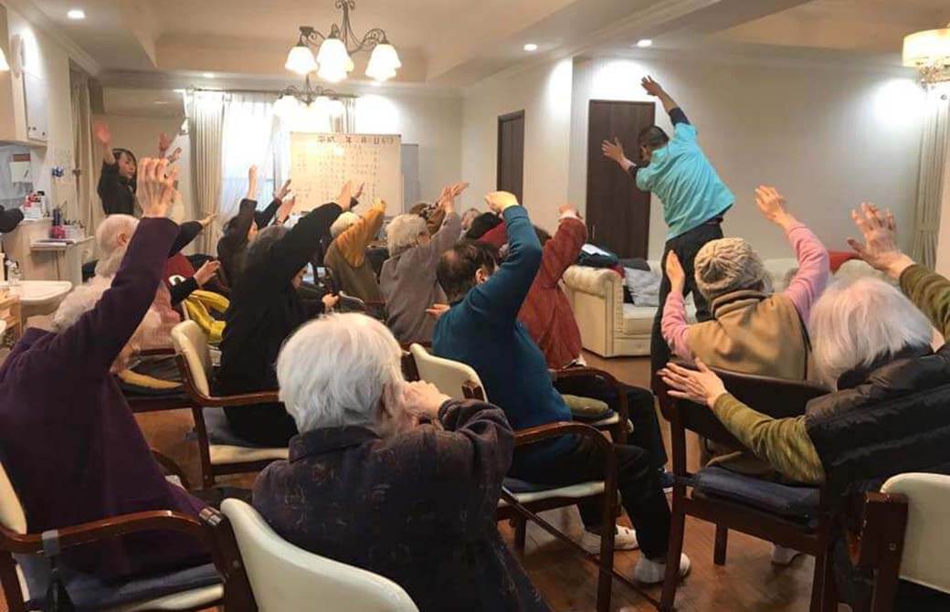 中野輝基先生のクラス風景