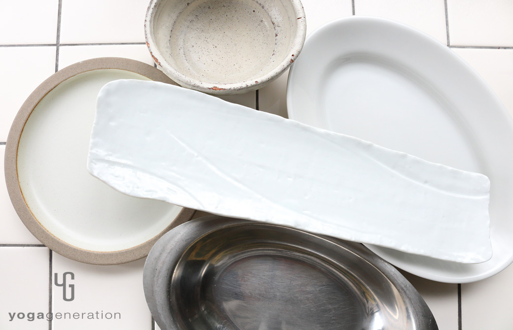 ゆるベジ:白の皿たち