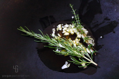 ハーブオイルを作る