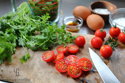 材料をカットする