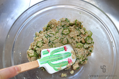 材料を合わせてたねを作る