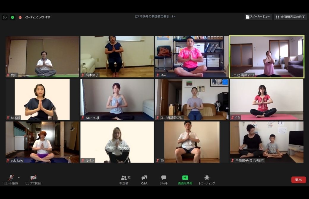 ユニヨガの様子