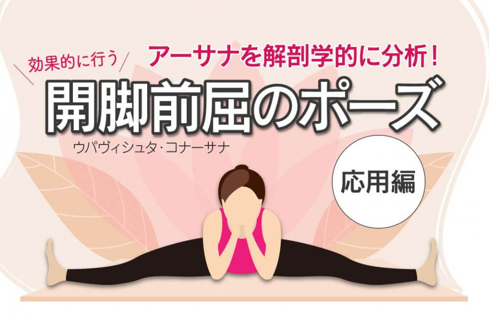 アーサナを解剖学的に分析！効果的に行う開脚前屈のポーズの応用編