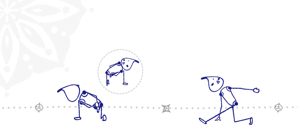 パリブリッタアルダハヌマーンアサナは卍のポーズのカウンターにもなる