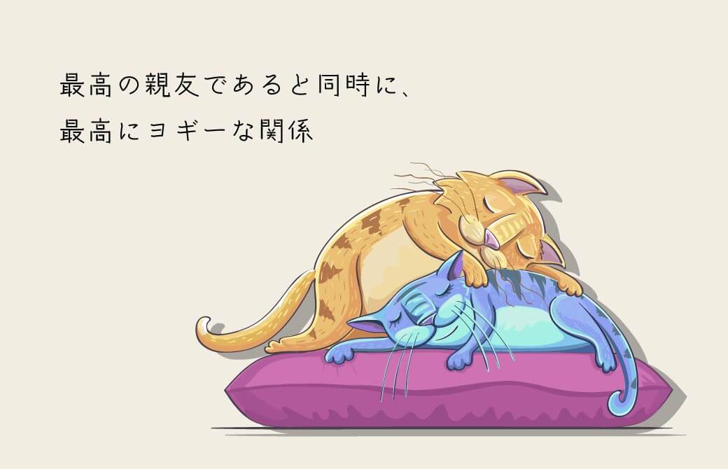 ヨギーな関係 ルドルフとイッパイアッテナ～ネコながらヨギーな関係の二匹～