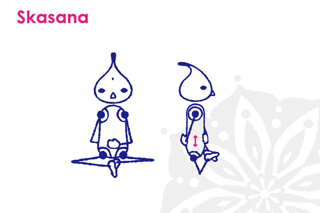 タダーサナの感覚がスカーサナに応用できる！