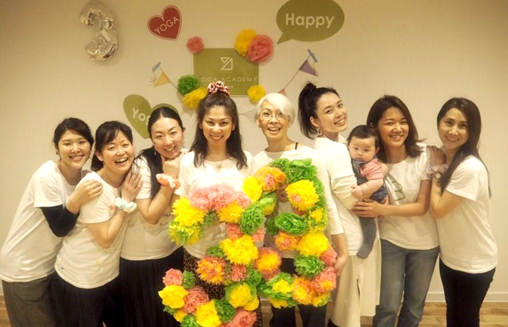ヨガアカデミー大阪3周年