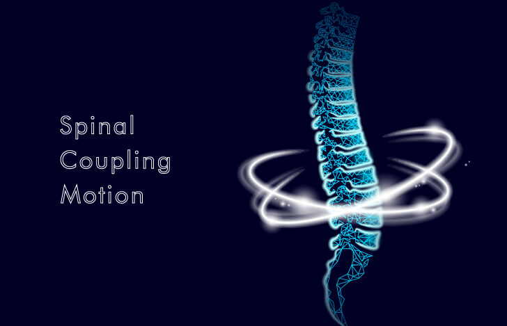 脊柱の動きをイメージさせるイラスト