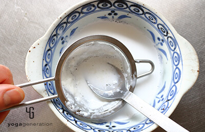 ココナッツミルク加える