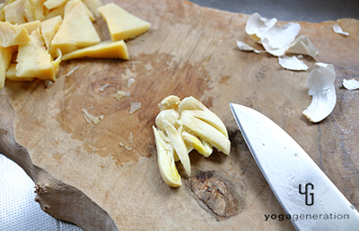 ニンニクカット