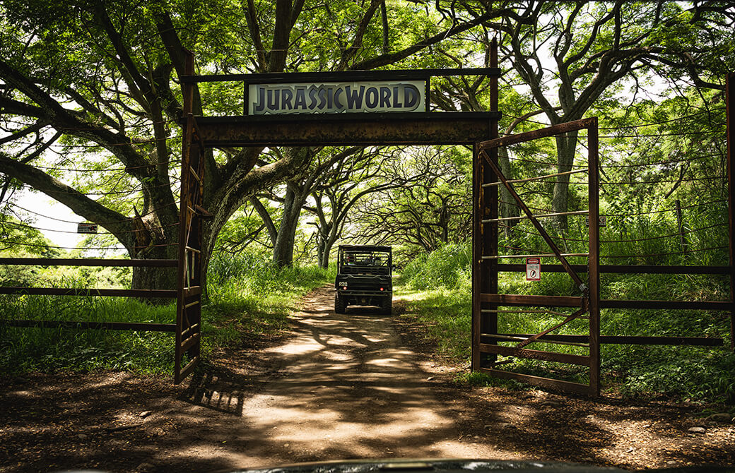 ハワイのオアフ島ジュラシックワールド