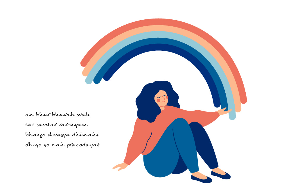 ヨガの実践で太陽のエネルギーを受け取る