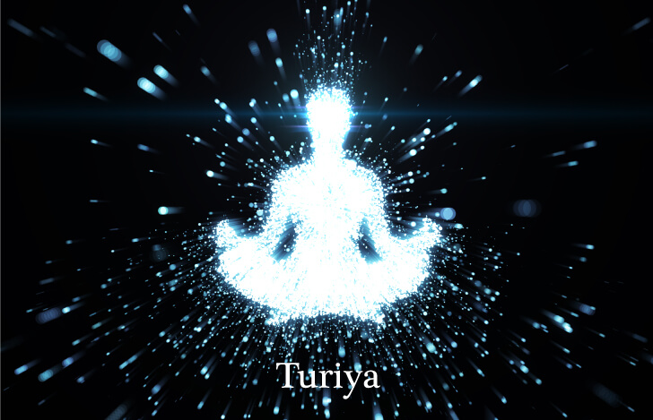 人の姿の形に集まった銀河の光