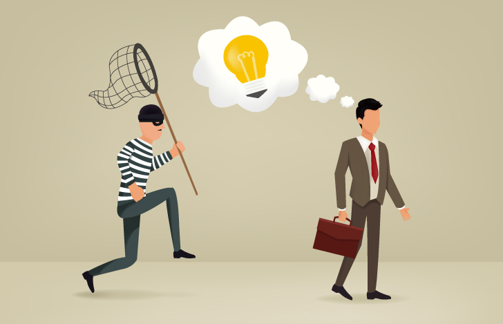 他人の考えを盗もうとする盗人