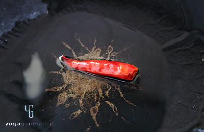 唐辛子投入直後