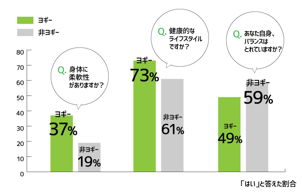 【オランダのヨギー調査】グラフ