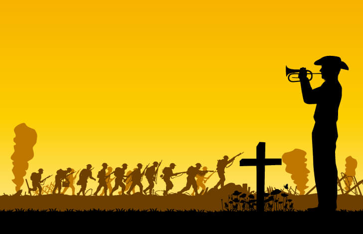 第一次世界大戦時の戦士たち