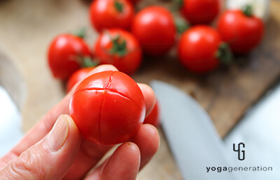 ガーリックソース作り