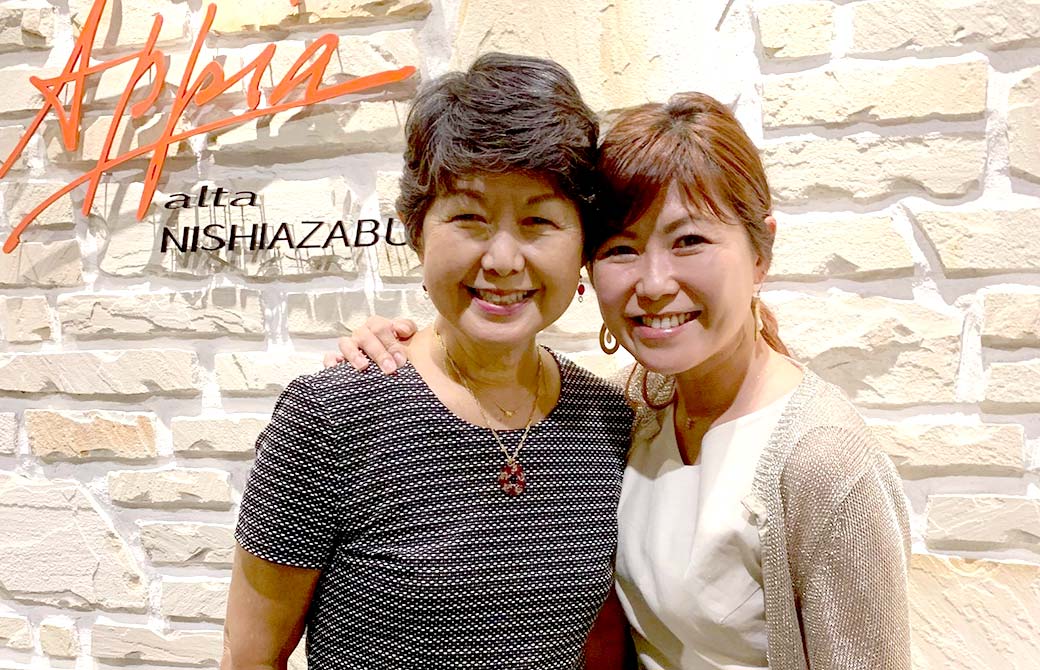 本橋恵美さんのお母様と恵美さん