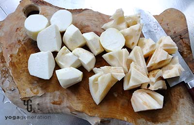 レンコン・サトイモカット