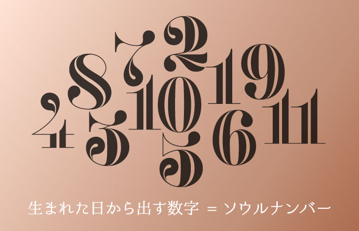 ソウルナンバーの1から11