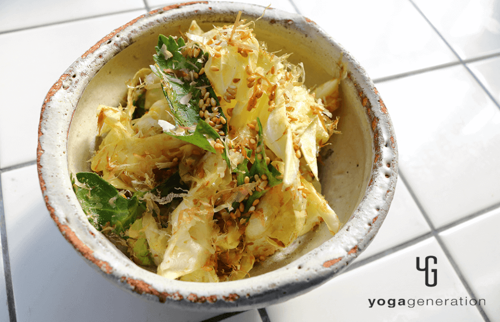 春キャベツのゴマ山椒まぶし