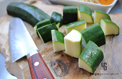 ズッキーニカット