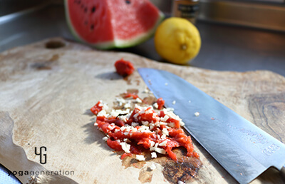 梅ニンニク叩き