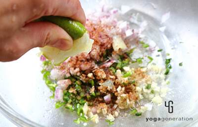 ライムたっぷり