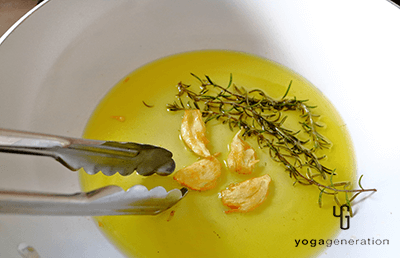 フレーバーオイル作り