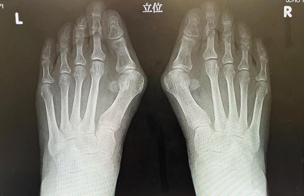 外来受診されたときのお写真。