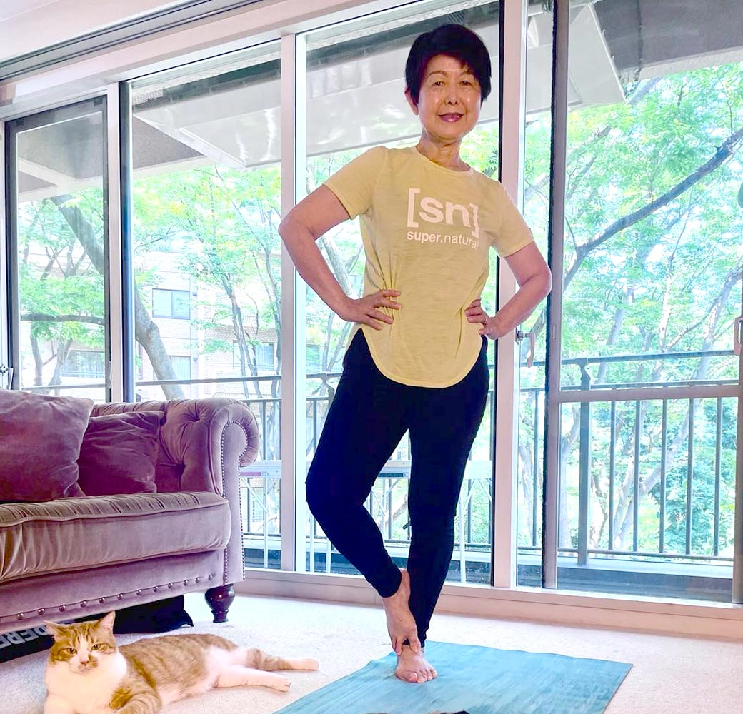 お母さまのトレーニング風景。