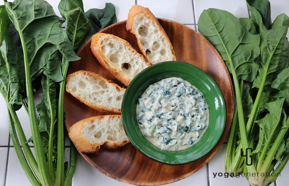 ホウレン草とお豆腐のコク旨ヴィーガンディップ