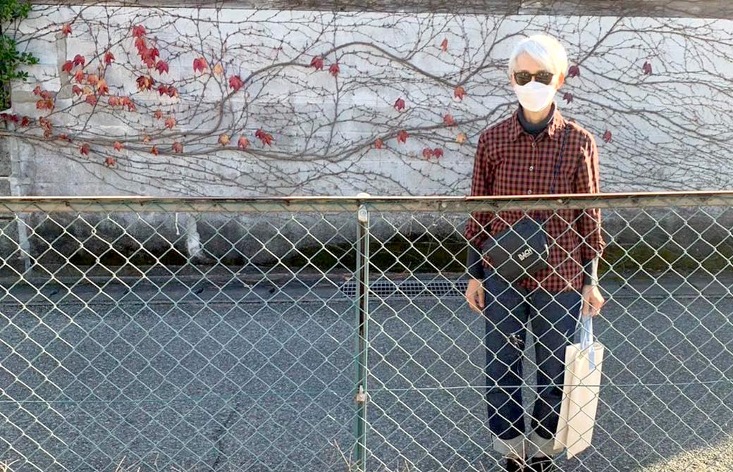 どう見ても不審者。(笑)ですが中井まゆみ先生。(笑)