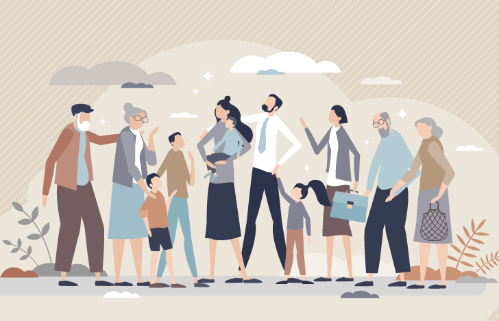 家族があつまる