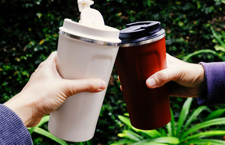 マイカップ持参する