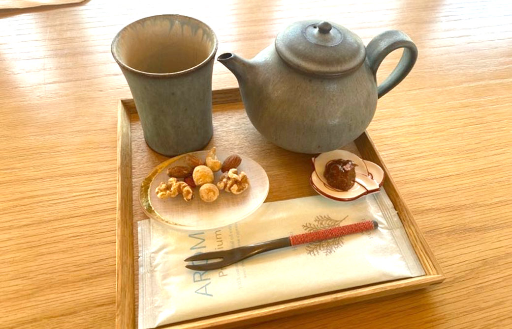 禅房靖寧のウェルカムドリンク