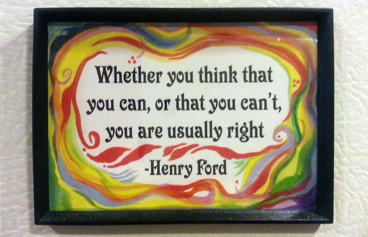 ヴィパッサナー瞑想の実践者が家のキッチンに飾っていた印象的な言葉