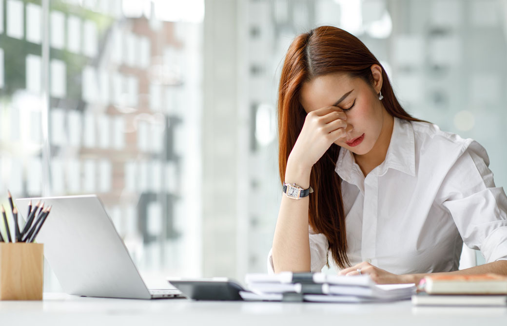 ストレスが引き起こす腰痛