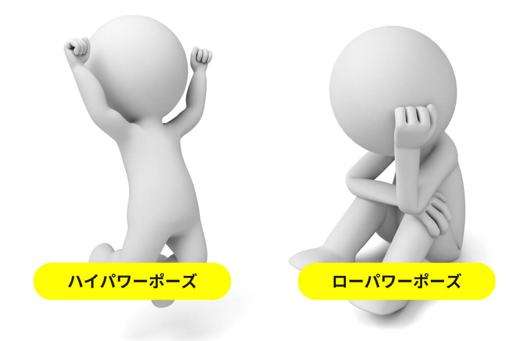 ハイパワーポーズとローパワーポーズ