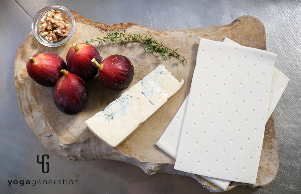 材料のイチジクやタイム、ゴルゴンゾーラチーズなど