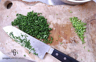 パセリ準備