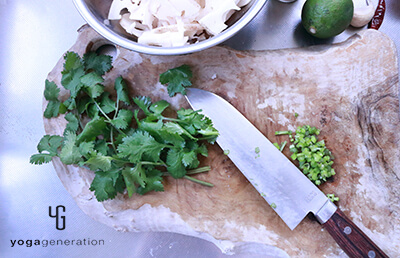 パクチーカット