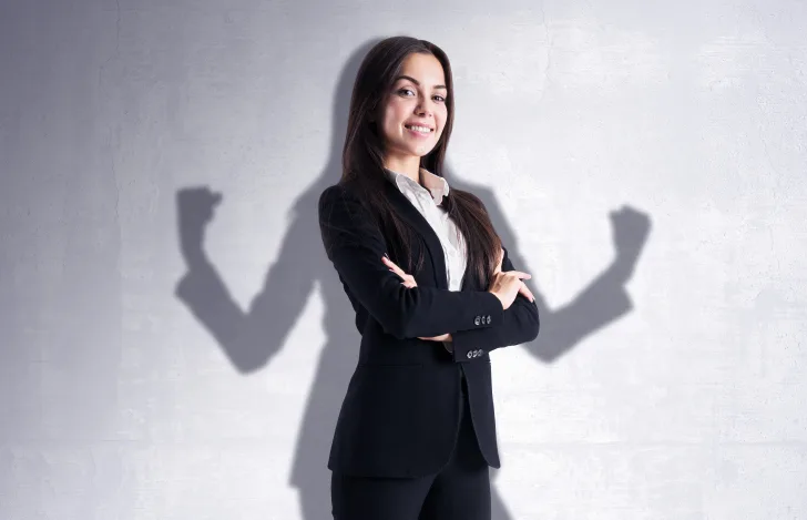 強い女性の写真