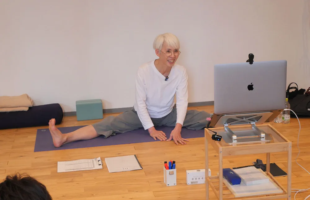 中井まゆみ先生の講座の一コマ