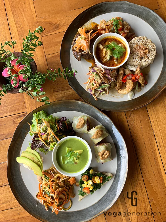 『MORINGA PLANT BASED RESTAURANT 』のプレート